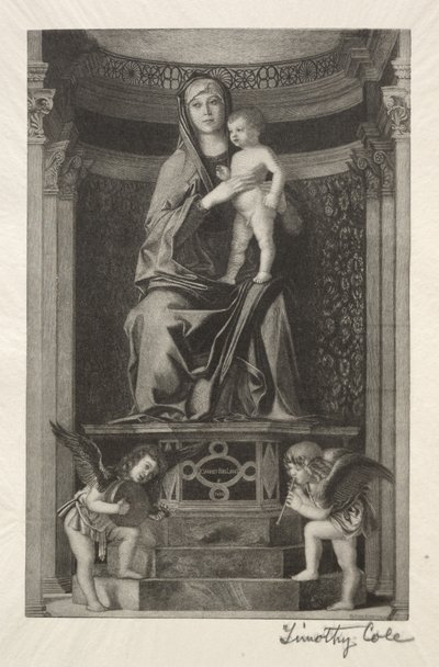 Starzy włoscy mistrzowie: Madonna z Dzieciątkiem, 1888-1892. autorstwa Timothy Cole