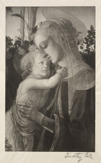 Starzy włoscy mistrzowie: Madonna z Dzieciątkiem, 1890. autorstwa Timothy Cole
