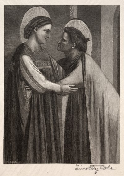 Starzy włoscy mistrzowie: Maria i Elżbieta, 1886. autorstwa Timothy Cole