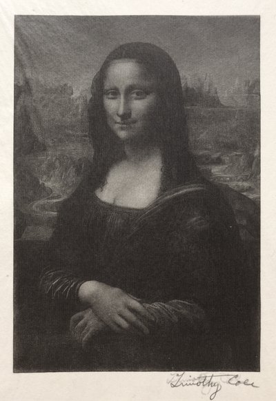 Starzy włoscy mistrzowie: Mona Lisa, 1888-1892. autorstwa Timothy Cole