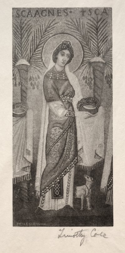 Starzy włoscy mistrzowie: Św. Agnieszka, 1888-1892. autorstwa Timothy Cole