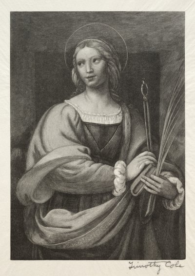 Dawni mistrzowie włoscy: św. Apollonia, 1888-1892. autorstwa Timothy Cole