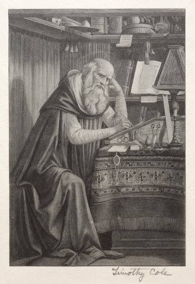 Starzy włoscy mistrzowie: św. Hieronim, 1888-1892. autorstwa Timothy Cole
