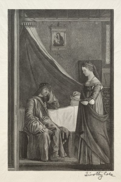 Starzy Włoscy Mistrzowie: Św. Urszula z Ojcem, 1888-1892. autorstwa Timothy Cole