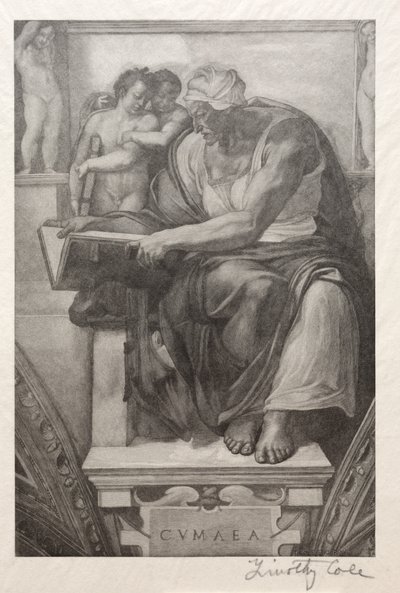 Starzy włoscy mistrzowie: Sybilla Kumejska, 1888-1892. autorstwa Timothy Cole