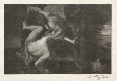 Starzy włoscy mistrzowie: Śmierć Abla, 1892. autorstwa Timothy Cole