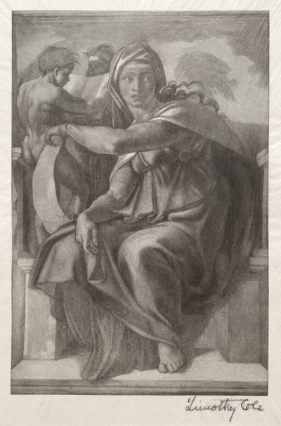 Starzy włoscy mistrzowie: Sybilla Delphian, 1890. autorstwa Timothy Cole