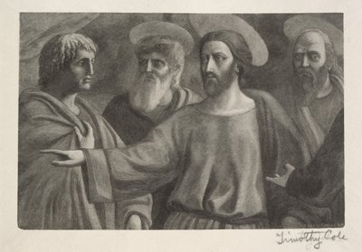 Starzy włoscy mistrzowie: The Tribute Money, 1888-1892. autorstwa Timothy Cole