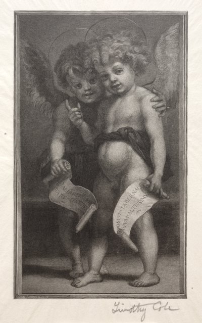 Starzy włoscy mistrzowie: Dwa anioły dzieci, 1888-1892. autorstwa Timothy Cole
