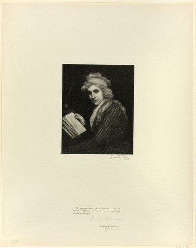 Portret Mary Wollstonecraft ze staroangielskich mistrzów autorstwa Timothy Cole