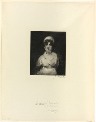 Portret pani Siddons ze staroangielskich mistrzów autorstwa Timothy Cole