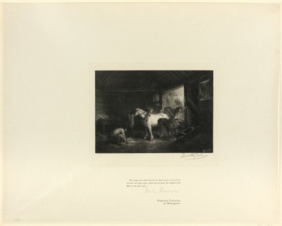 Stabilne wnętrze, od Old English Masters autorstwa Timothy Cole