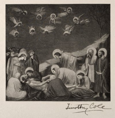 Złożenie do grobu, 1887. autorstwa Timothy Cole