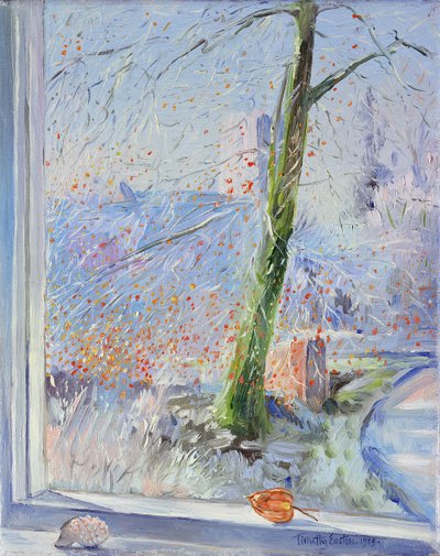 Drzewo bukowe i mróz głogu, 1989 autorstwa Timothy Easton
