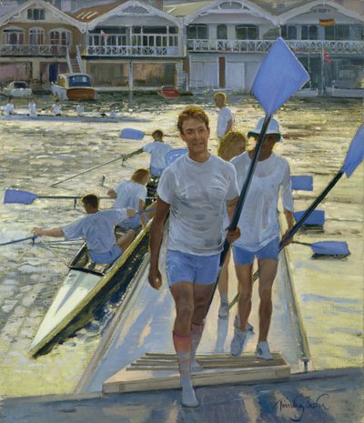 Wieczorny powrót, Henley, 1998 autorstwa Timothy Easton
