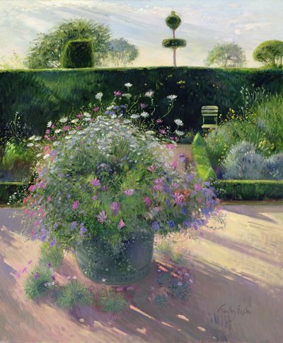 Ostatnie promienie wokół miedzi (olej na płótnie) autorstwa Timothy Easton