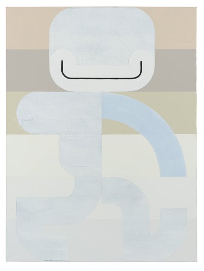 Snow Boy, 2018 (lateks i emalia na płótnie) autorstwa Timothy Gierschick II