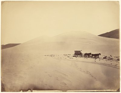 [Piaszczyste wzgórza pustynne w pobliżu Sink of Carson w stanie Nevada] autorstwa Timothy H. O