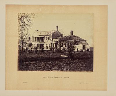 Lacey House, Falmouth, Wirginia autorstwa Timothy H. OSullivan