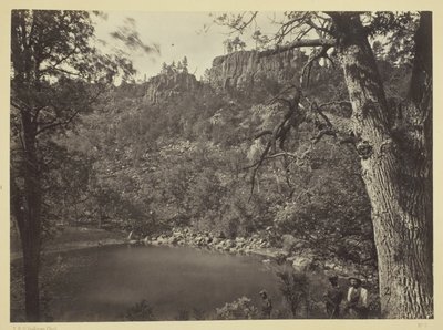 Widok na jezioro Apache, Sierra Blanca Range, Arizona autorstwa Timothy O