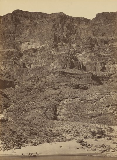 Ściana w Wielkim Kanionie rzeki Kolorado, 1872 (zdjęcie) autorstwa Timothy O