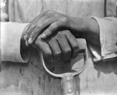 Ręce robotnika budowlanego, Meksyk, 1926 autorstwa Tina Modotti