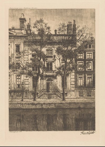 Towarzystwo Sztuk Wizualnych, Heerengracht 495 (oryginalny tytuł obiektu) autorstwa Tinus de Jongh