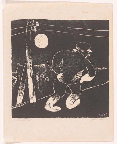 Moonlight (oryginalny tytuł na obiekcie) autorstwa Tinus van Doorn (signed by artist)