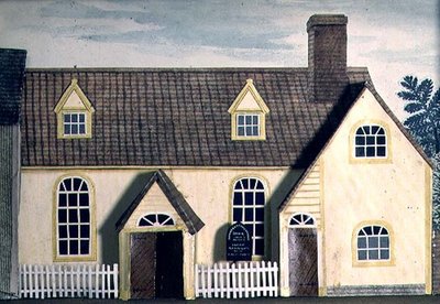 Model kaplicy, kościół kongregacyjny Halstead, Essex autorstwa Tirzah Ravilious