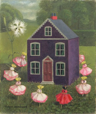 Dom Sufrażystki (olej na płótnie) autorstwa Tirzah Ravilious