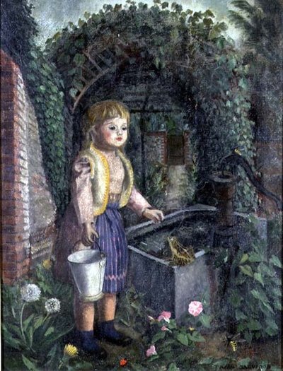 Lalka Wiktorii autorstwa Tirzah Ravilious