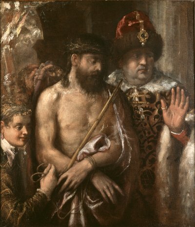 Chrystus ukazany ludziom (Ecce Homo) autorstwa Titian (Tiziano Vecellio)