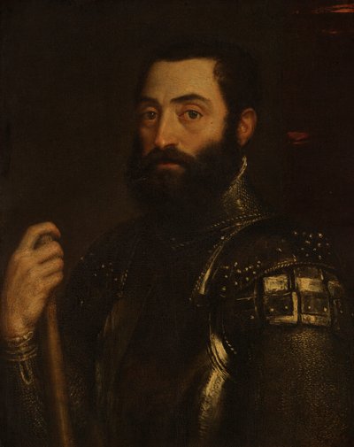 Portret Guidobaldo II della Rovere, księcia Urbino autorstwa Titian (Tiziano Vecellio)
