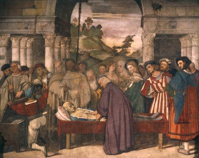 Antoniego z Padwy, Tycjan (ok. 1490-1576), fresk, Szkoła Świętego lub Scoletta, Padwa autorstwa Titian (c.1488 1576)