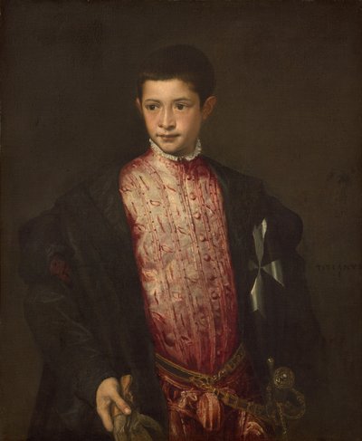 Ranuccio Farnese autorstwa Tiziano Vecelli