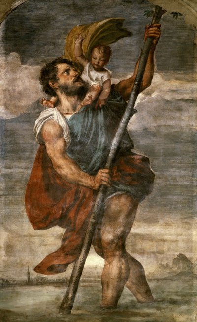 Święty Krzysztofie autorstwa Titian (c.1488 1576)