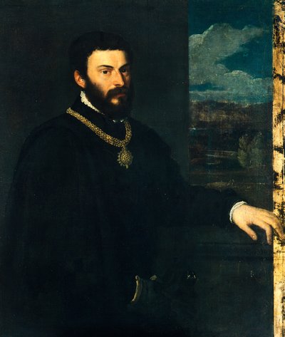 Hrabia Antonio Porcia i Brugnega autorstwa Titian (c.1488 1576)