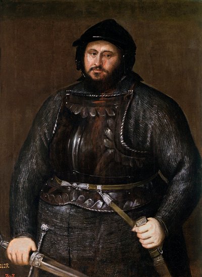 Jean-Frederic (Jean Frederic) Ier de Saxe dit le Magnanime - Jan Fryderyk I (1503-1554), Elektor Saksonii par Tycjan (1488-1576) autorstwa Tiziano Vecelli