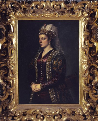 Portret Cateriny Coronaro 1542 autorstwa Tiziano Vecelli