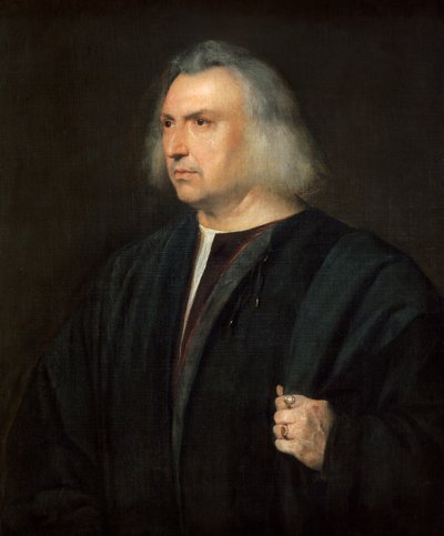 Portret mężczyzny (lub lekarza Gian Giacomo Bartolotti z Parmy) autorstwa Titian (c.1488 1576)