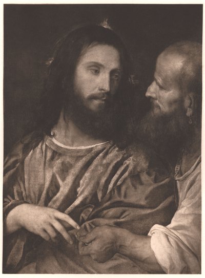 niemiecki: Der Zinsgroschen The Tribute Money autorstwa Titian