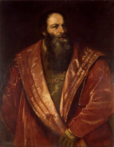 Włoski: Portret Pietro Aretino Portret Pietro Aretino autorstwa Titian
