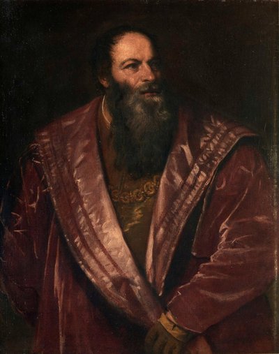 Włoski: Portret Pietro Aretino Portret Pietro Aretino autorstwa Titian