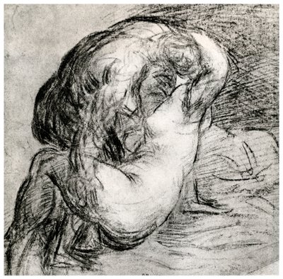 Kochankowie Jowisza i Io, c1560, 1937 autorstwa Tiziano Vecelli