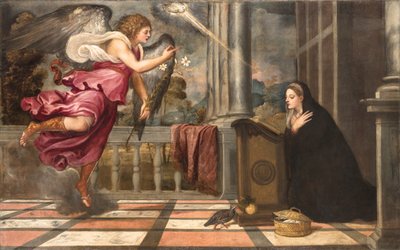 Zwiastowanie, ok. 1538-1539. autorstwa Titian
