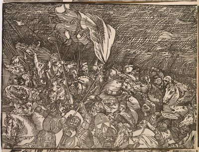 Zatopienie armii faraona w Morzu Czerwonym autorstwa Titian