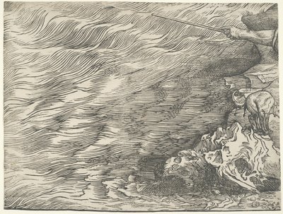 Zatopienie armii faraona w Morzu Czerwonym autorstwa Titian