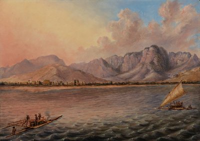Mathwalta, Venua Levu Vitisa, Fidżi, ok. 1840 (olej na płótnie) autorstwa Titian Ramsey Peale