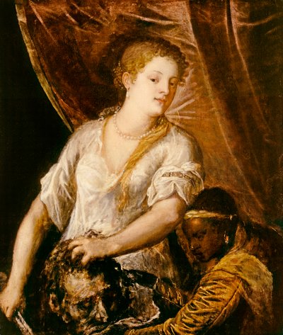 Judyta z głową Holofernesa, ok. 1570 autorstwa Tiziano Vecelli