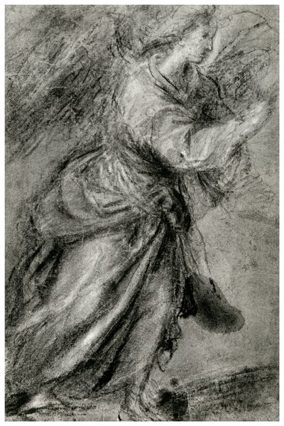 Anioł Zwiastowania, c1565, 1937 autorstwa Tiziano Vecelli
